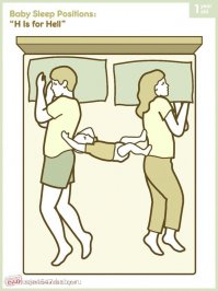 ... а потом в доме появляется третий и несколько лет подряд спят так (доказано на личном опыте)