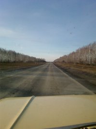 Ну-да, только машина не консервная банка была.
Вот кстати фото недалеко от Ульяновска отъехал.