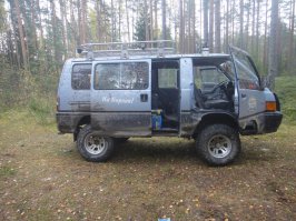 Отличный, не убиваемый агрегат! Проходимец за счёт веса, свеса и обвеса...